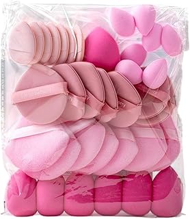 Juego de 35 esponjas de maquillaje y soplos d...