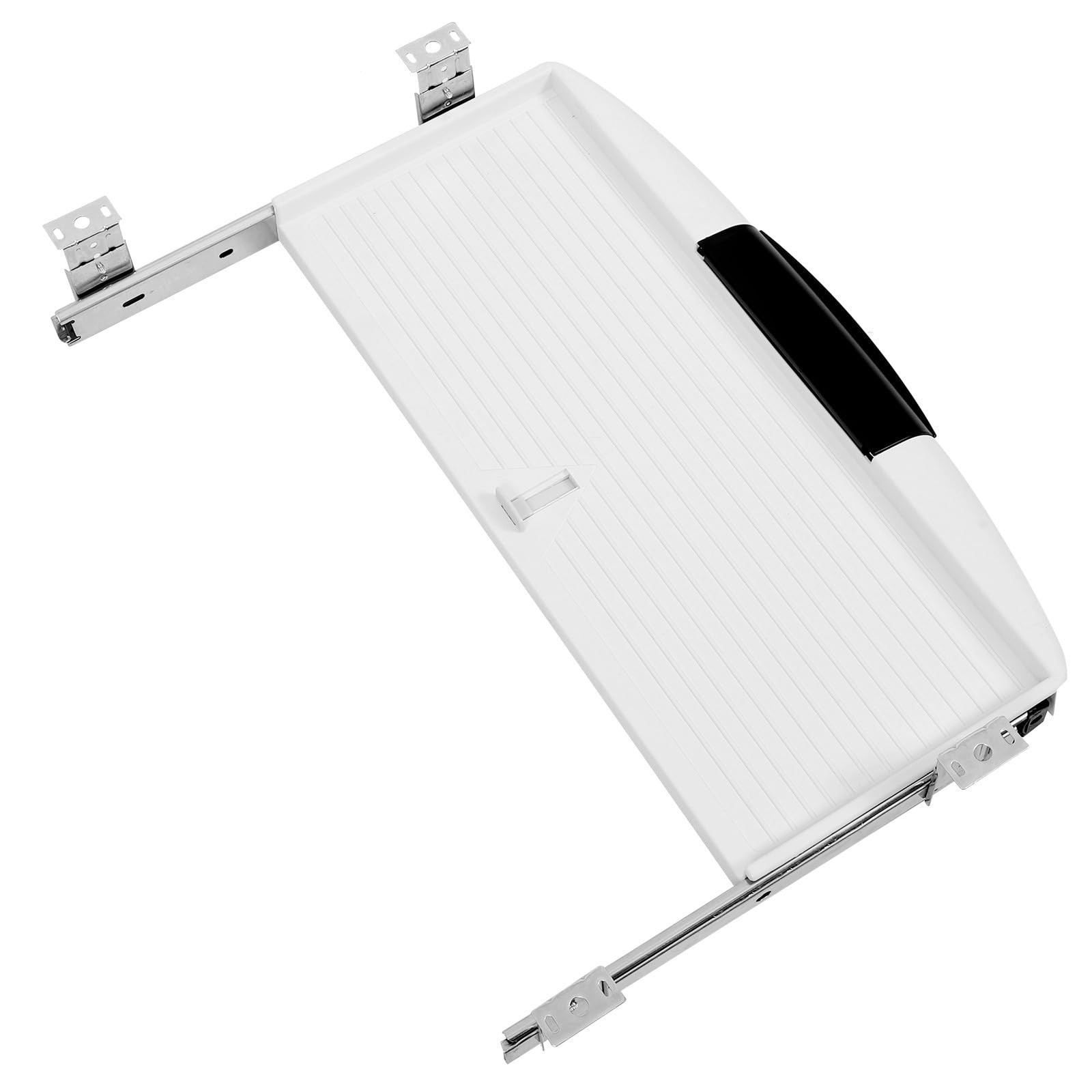 IMIKEYA Ausziehbare Tastaturablage mit Mausplatte Geräuschloser Schubladenauszug Seitenmontage Dual lagiges Design für Ergonomische PC arbeitsplätze Platzsparend Schreibtisch Montierbar