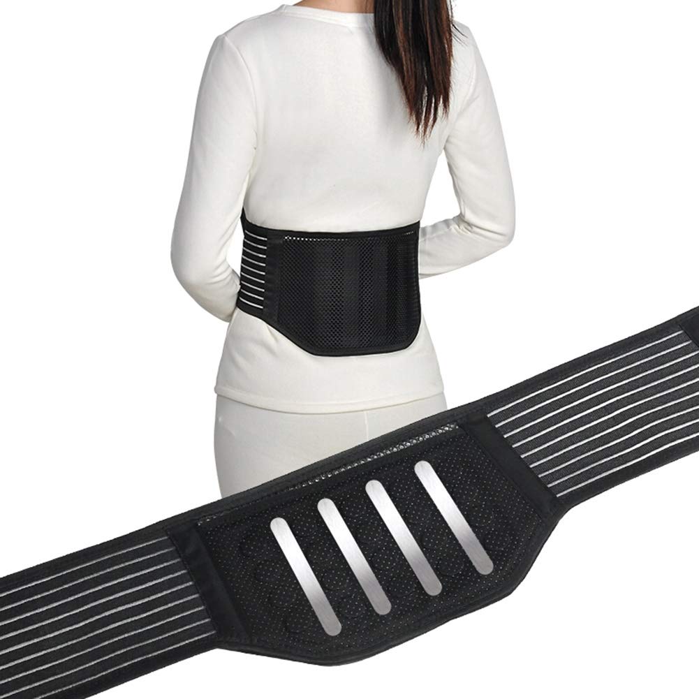 Ceinture Soutien Lombaire avec 20 Aimants Bas du Dos Soutien Ceinture pour Sport Ou Travail Apparenté Retour Douleur Confortable Ajustable Poids Léger (Size : XL)
