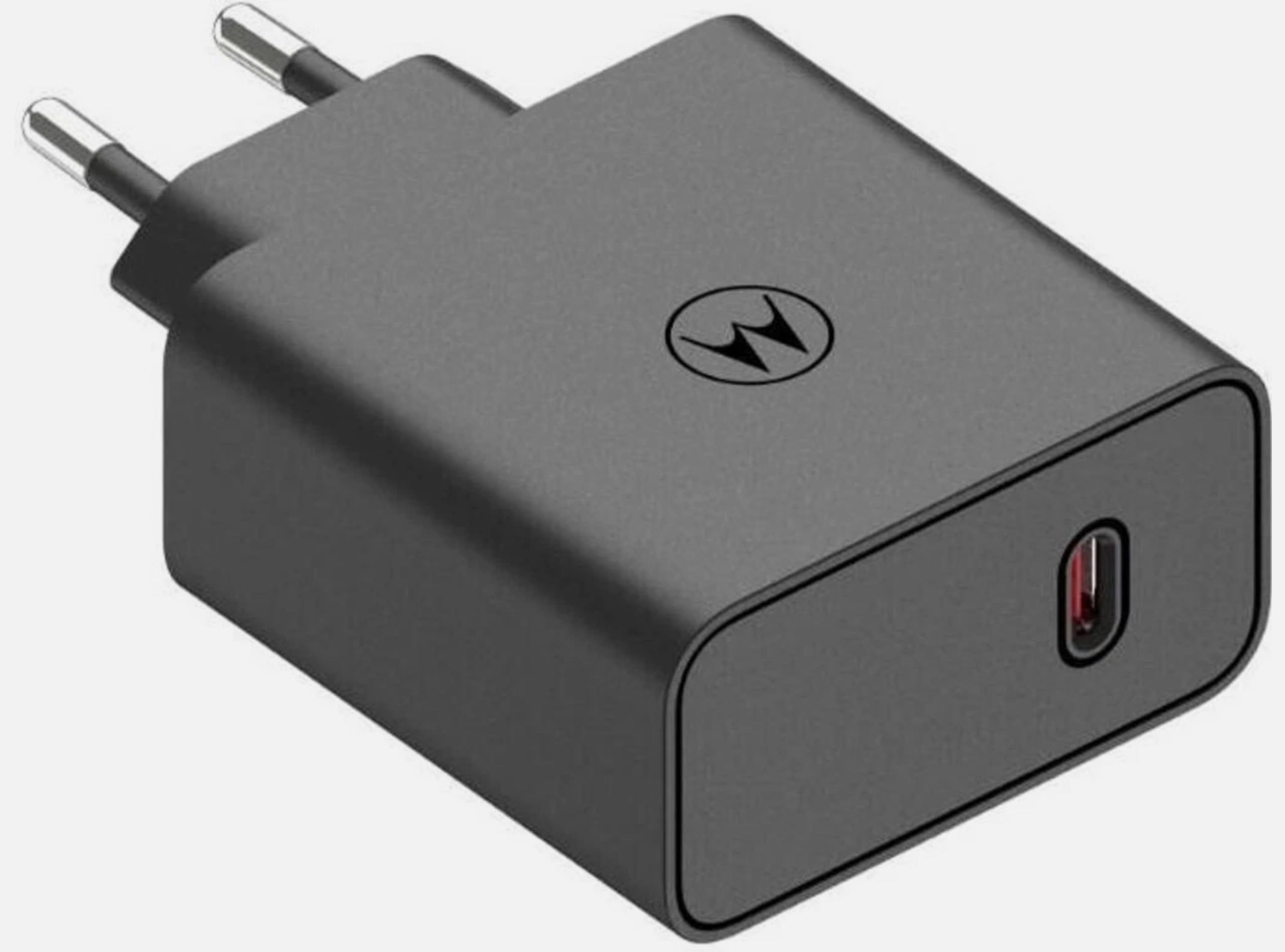 Carica Batterie Rapido Originale Motorola 125W per Moto Edge 70 / Edge 60 Pro/Edge 60 Fusion/Edge 60 Ultra Con Porta Ingresso Usb Type C Turbo Power MC-1252 SA18D49593 Caricatore Nero
