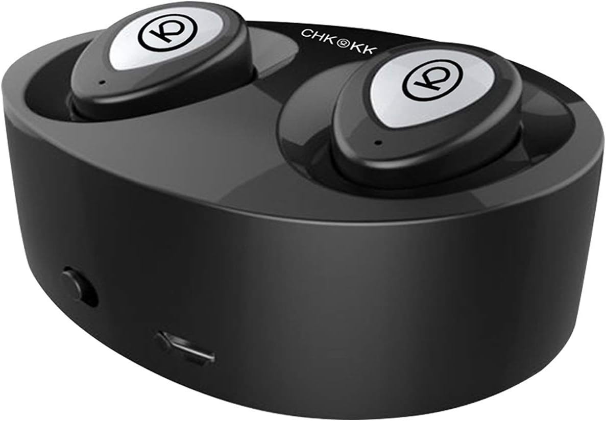 DI TUTTI Resonance True Wireless Twin Bluetooth Earphones with Mic and Charging Box (Silver)