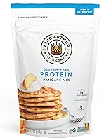 Vista 5 de King Arthur Harina Mezcla para Panqueques de Proteína Sin Gluten, Proyecto Verificado Sin OMG, Sin Azúcar Añadido, Sin Lácteos, 12 Oz (Paquete de 5)