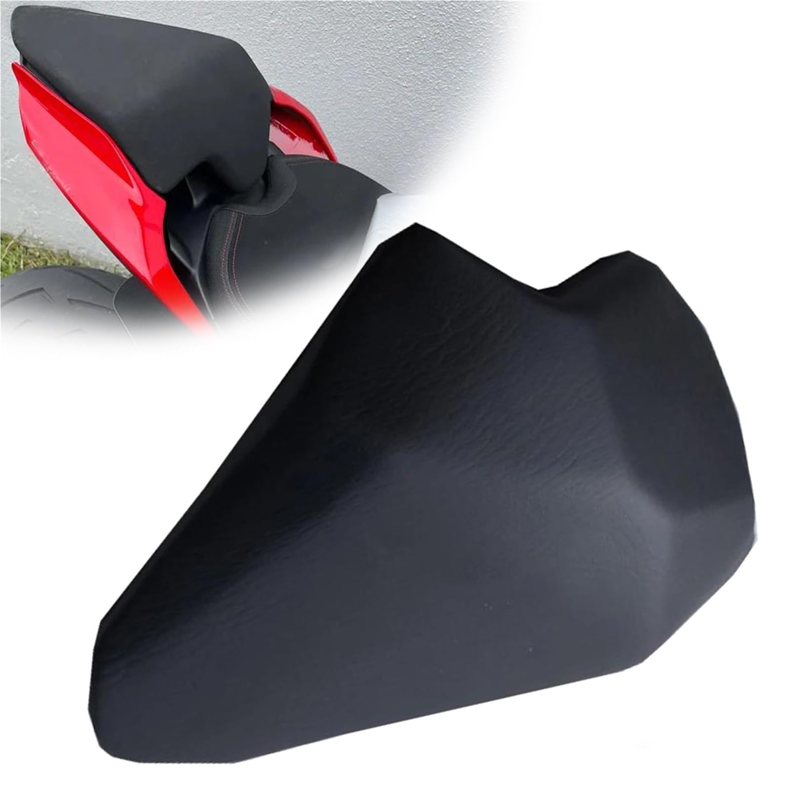 Coussin de siège passager arrière moto finition premium pour Ducati V4 V2