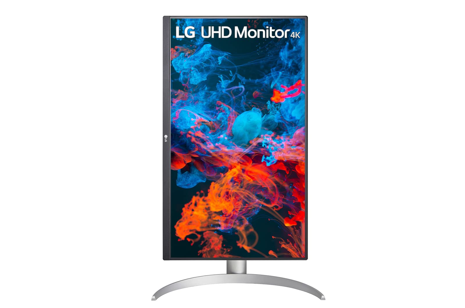 LG 27UP650P Monitor 27" UltraHD 4K LED IPS HDR 400, 3840x2160, 5ms, AMD FreeSync 60Hz, HDMI 2.0 (HDCP 2.2), Display Port 1.4, AUX, Stand Pivot, Schermo Antiriflesso, Flicker Safe, Bianco