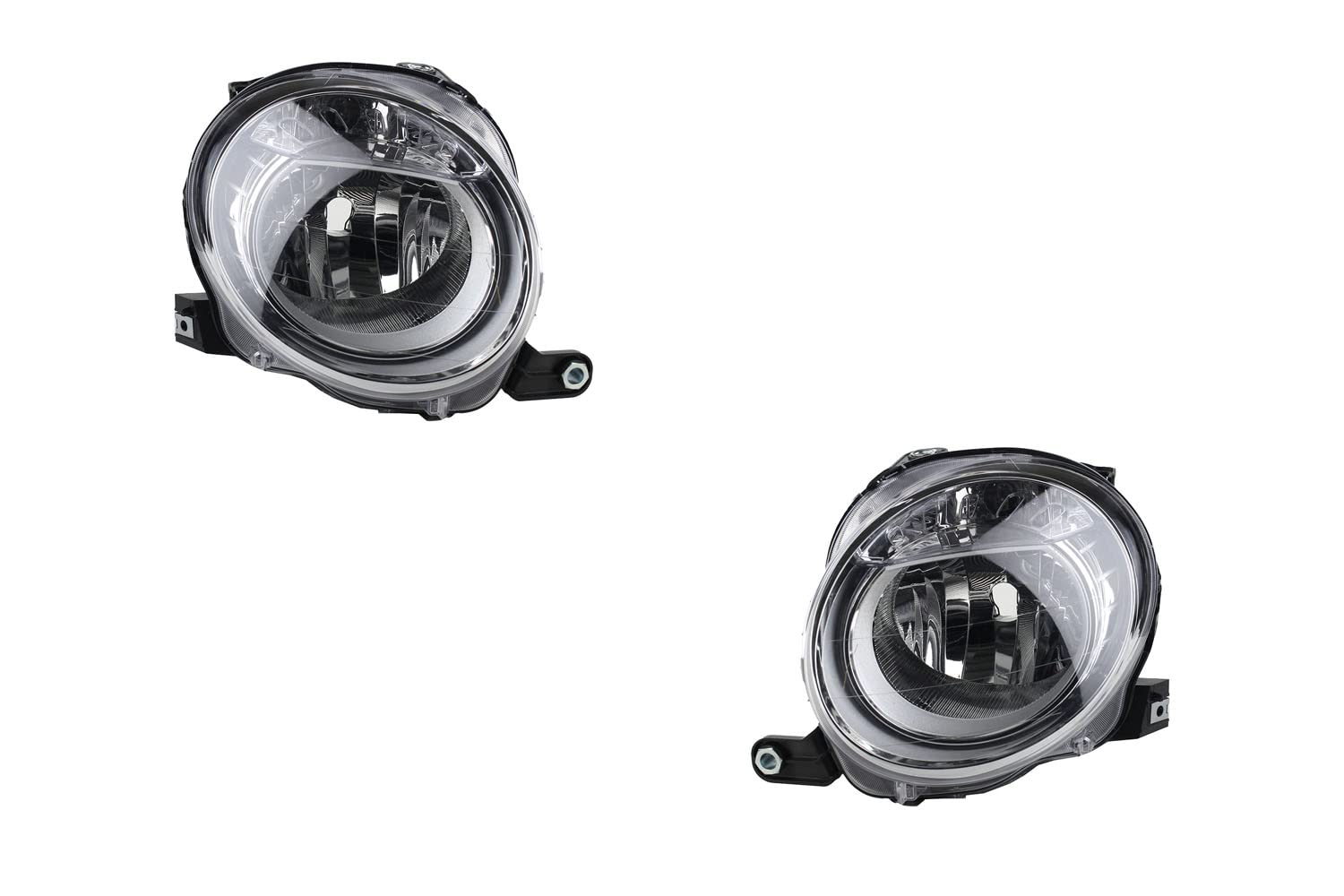 Johns Fari alogeni adatti a 500 312 10/2007-06/15 H7 Set sinistro destro