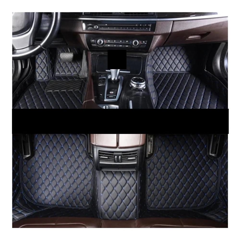 Generico Set tappetini Tappetini per Auto Personalizzati Tappeti per Soul Foot Coche Accessorie Accesorios Vehiculos per Completamente Impostati Tappeto tappetti | Black Red