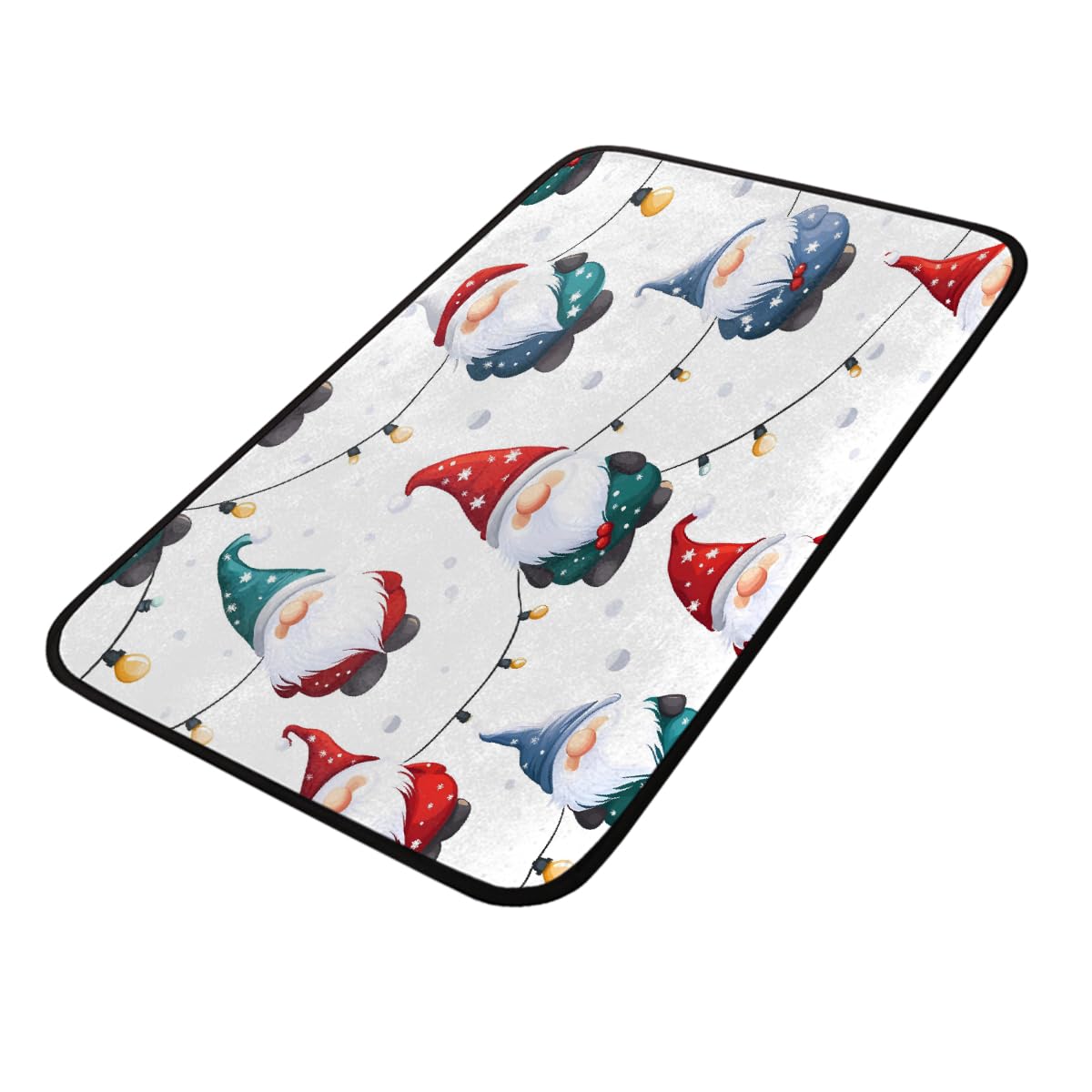 Paillasson antidérapant intérieur 100 x 50 cm tapis nain de Noël
