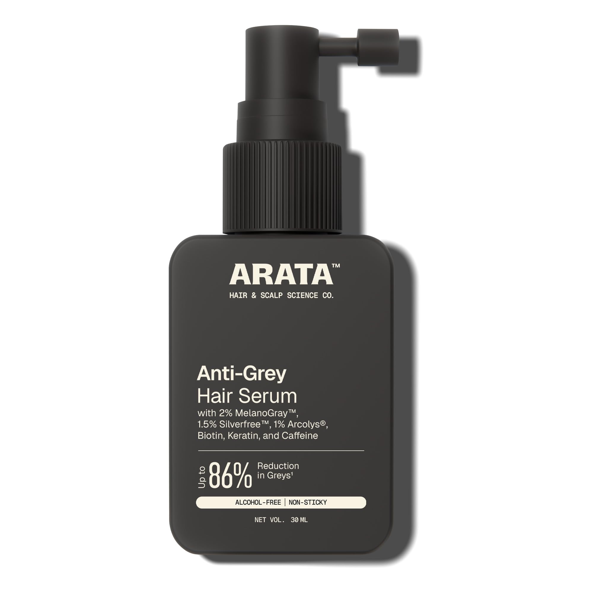 Arata Anti-Grey Hair & Beard Serum with 2% MelanoGray, 1.5% Silverfree™, 1% Arcolys | Boosts Melanin Production | Promotes Natural Pigmentation | Reduces Grey Hair | 50ml-image-49