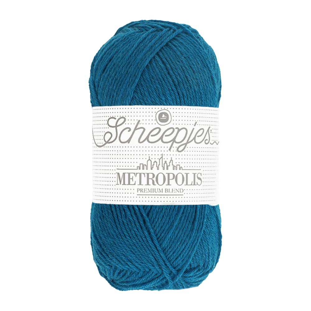 Scheepjes Blue Metropolis 50G - 013 Washington, Yarn For Knitting And Crochet