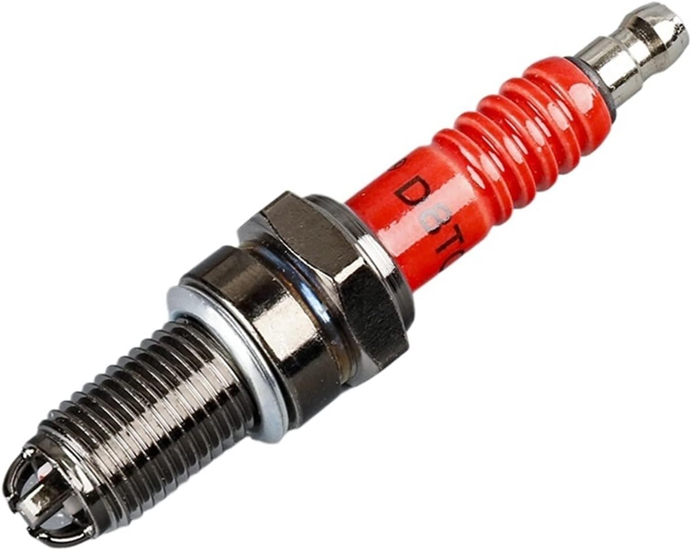 Motorcycle Accessories 1Pcs D8TC Scooter Spark Plug Compatible with GY6 CG 50 70 110 125 150CC Dirt Bike Moped Scooter Dirt Bike Go Kart(Large)