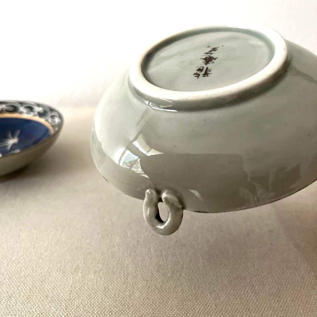 ギヤマン アンティークガラス 小皿 豆皿 5枚 ギヤマン アンティーク