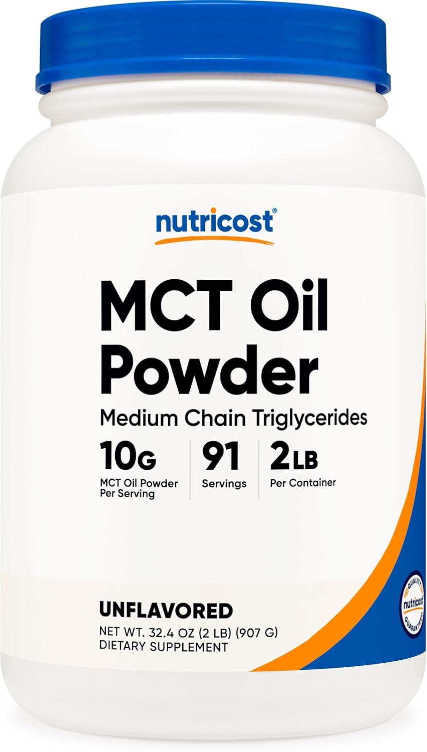 Nutricost MCT Oil Powder – keto friendly, non-GMO, gluten free