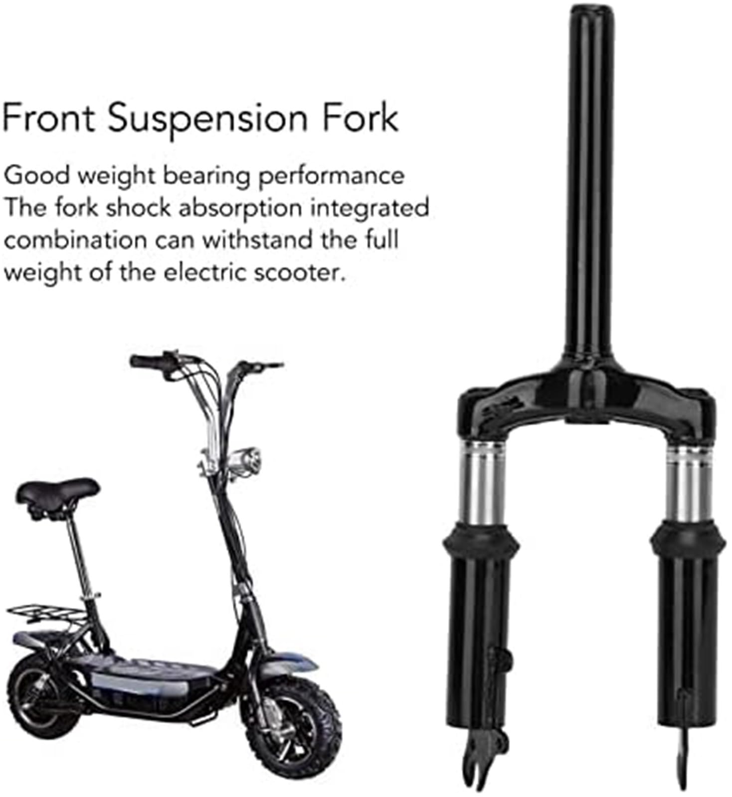 Amortiguador suspensión delantera resorte scooter eléctrico 10 pulgadas