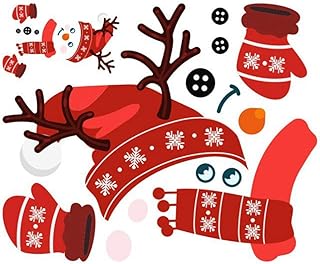 Adesivos de Parede de Natal Boneco de Neve Adesivos de Parede de Natal Janela de Natal Adesivos de Geladeira Adesivos de Inverno Do País Das Maravilhas Adesivos para Festas de