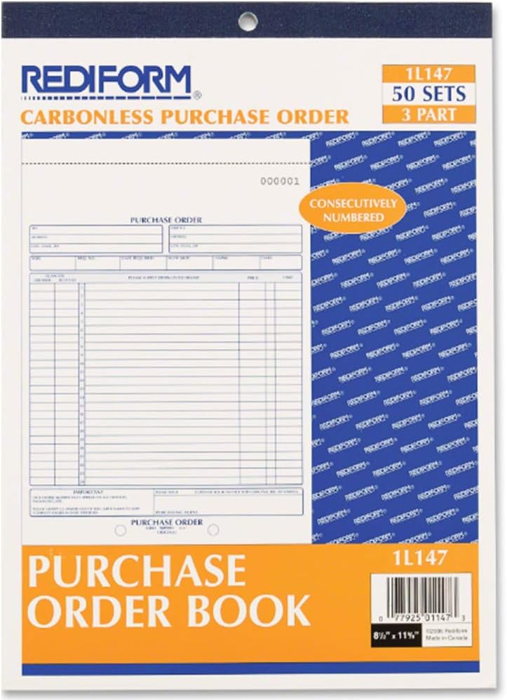 RED1L147 - Rediform Purchase Order Book