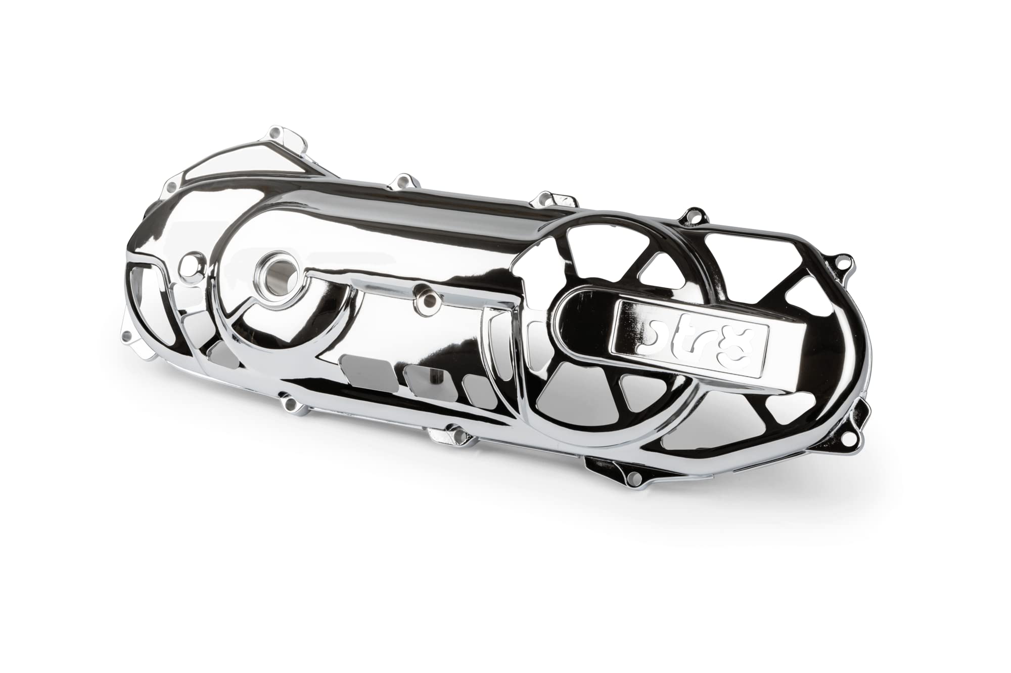Coperchio per alloggiamento motore STR8 Extreme Cut Minarelli lungo, cromato