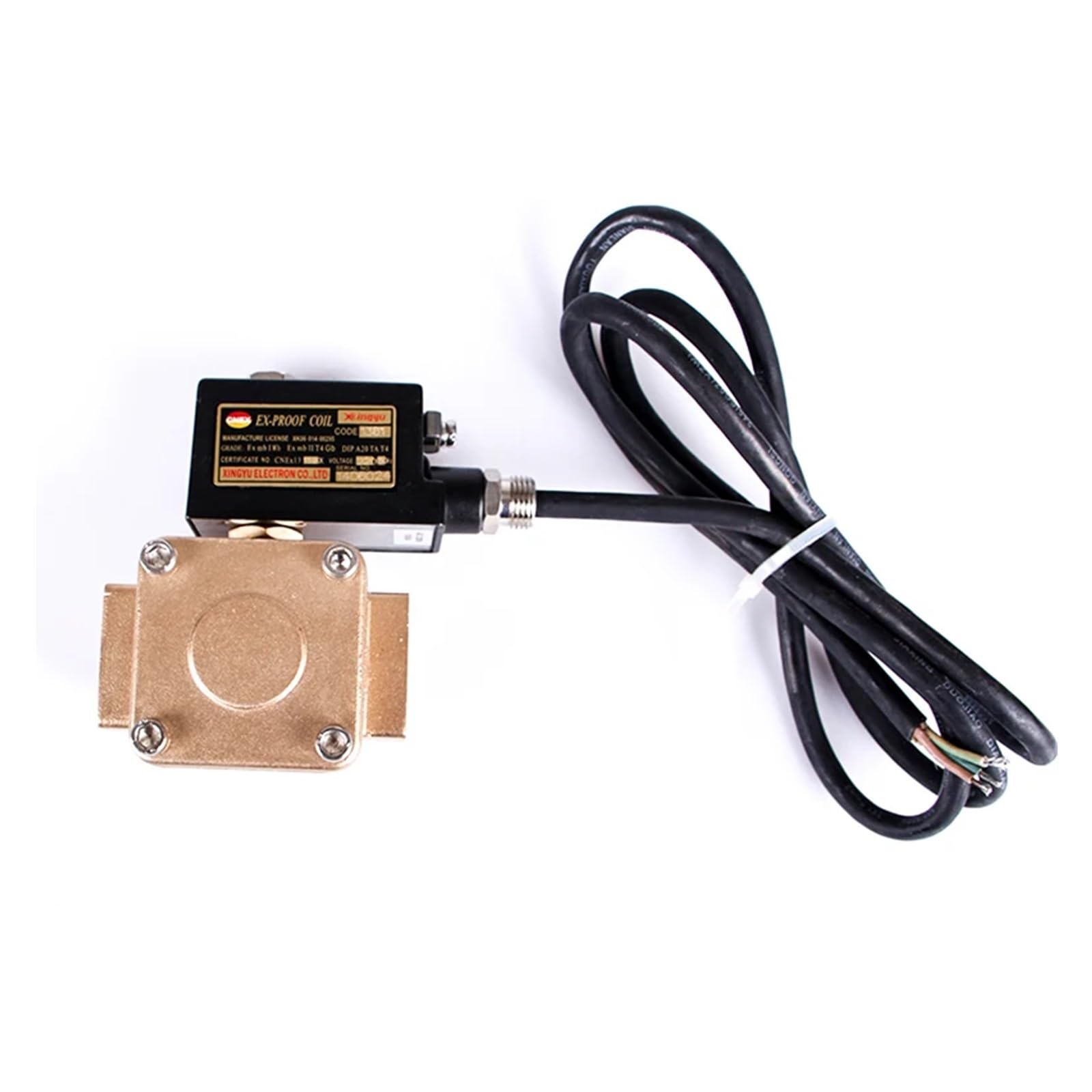 Huuoqiwy Onecolor 1" High Pressure 16 Kg Explosion Proof Solenoid Brass Ip65 Normally Closed Ac220v Dc24v For Water Oil Air(Onecolor)