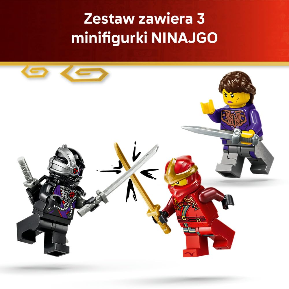 LEGO NINJAGO Ninjaścigacz X-1 — 15-lecie 71867 | pojazd ninja, model pojazdu, prezent dla fana ninja 14+, 691 elementów