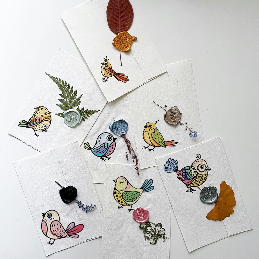 PH PandaHall Bird Clear Stamps for Card Making, Clear Silicone Stamp Animal Transparent Craft Seal Stamp Cute Bird Rubber Stamp for DIY Scrapbooking Album Journal Notebook Decor Handmade Crafts