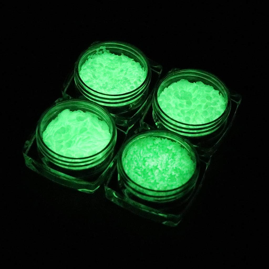 Glow in The Dark Multifunctional Sequins - Sparkling Resin Jewelry Decorations for DIY Crafts, Art Projects, and Creative Home Decor