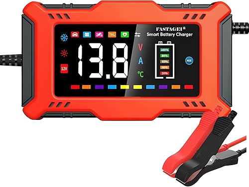 Miniatura 9 de LiFePO4 (14.6-29.2 V)Cargador de batería de plomo ácido Cargador inteligente de batería de 12 V 6 A Mantenedor de batería automotriz Desulfatador