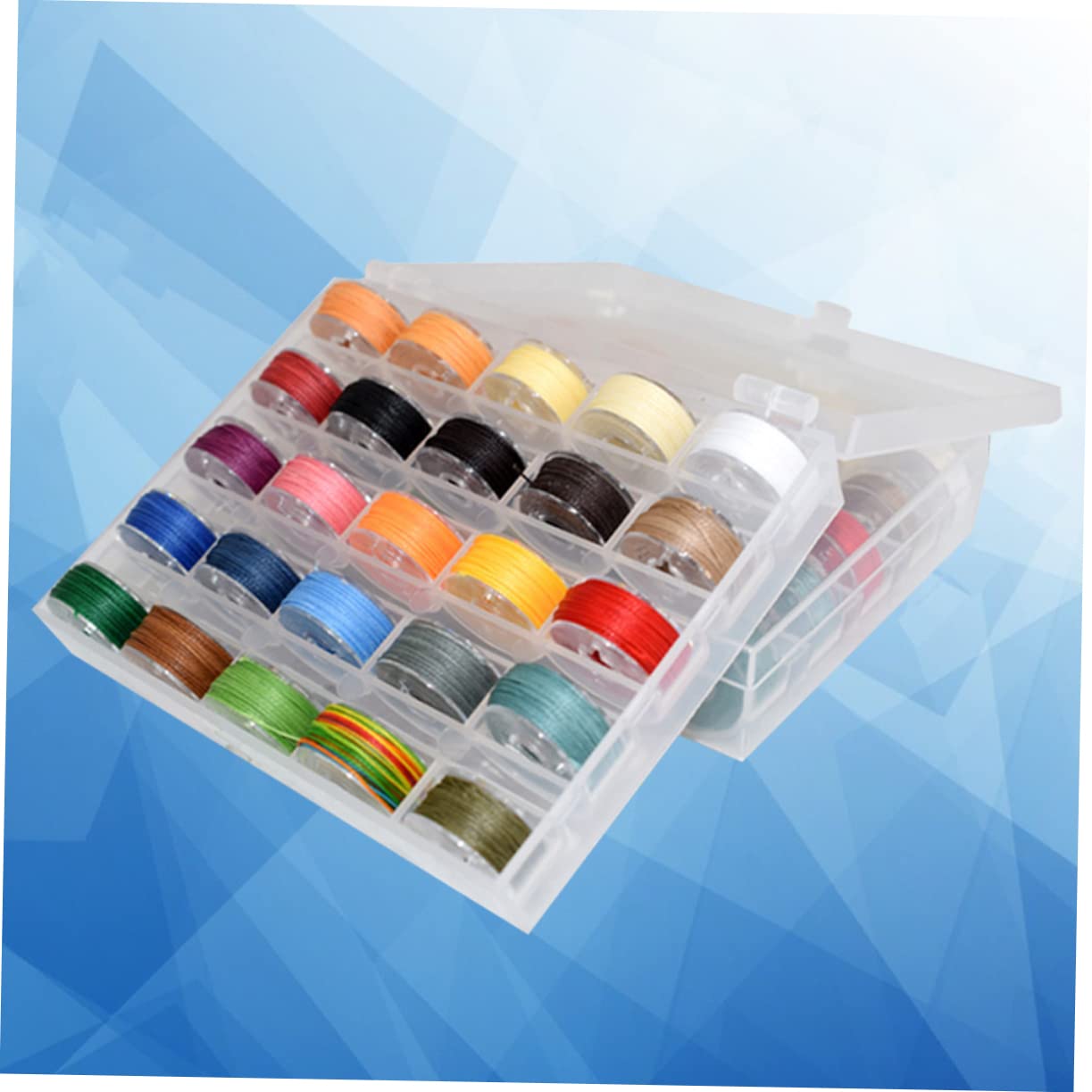 STOBOK 75 Rollos Hilo De Coser De Cuero Hilo De Cera Plano Cordón Encerado Bricolaje Cordón De Costura Hilo De Abalorios De Joyería Cuerda De Hilo De Cera Joyas Cordón Pulsera