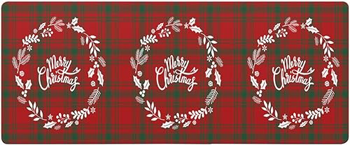 Tapete de baño de Feliz Navidad, antideslizante, de secado rápido y absorbente, tierra de diatomeas, fregadero de ducha para dormitorio, cocina,