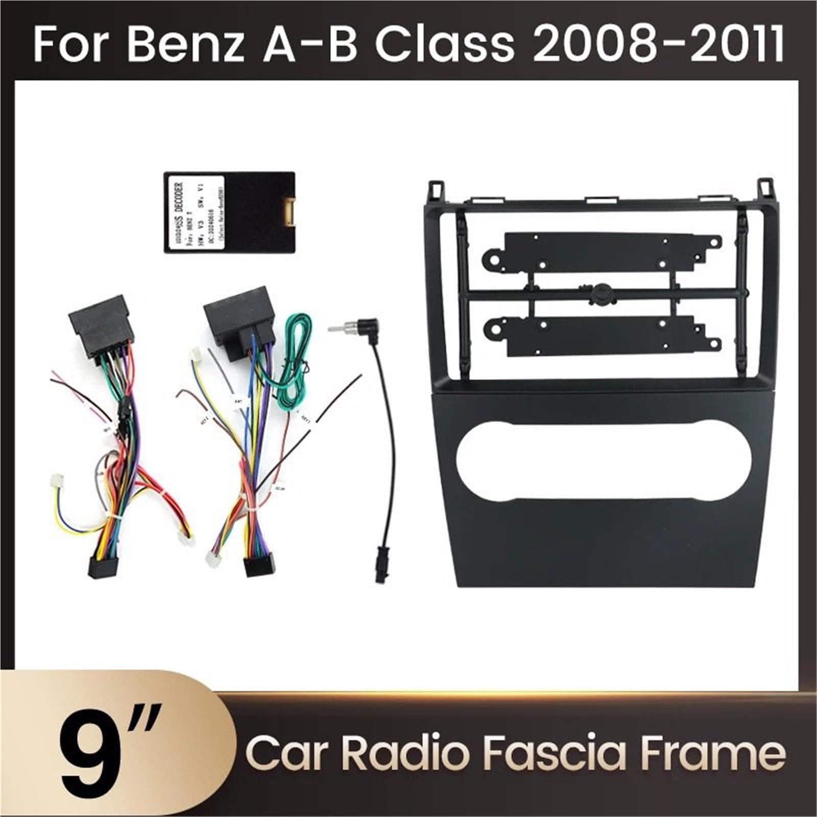 Panel Radio para Coche para B200 A-Clase W169 B-Clase W245