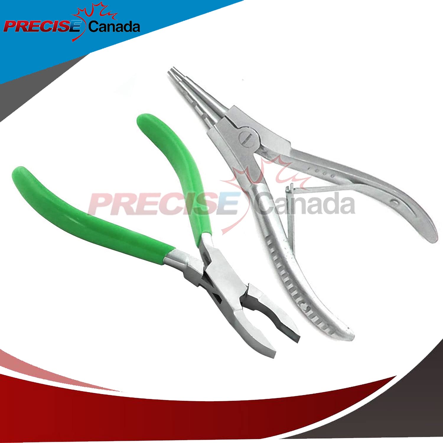 PRECISE CANADA Ring Opener' Piercing Tool Hoops Captive Bead Opening Pliers Ball Closure Body Piercing Tool