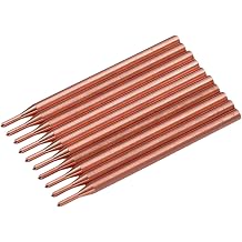 10 Pieces Spot Copper Welding Pins Soldering Tips, 3mm x 50mm Copper Welding Machine Replacement Parts