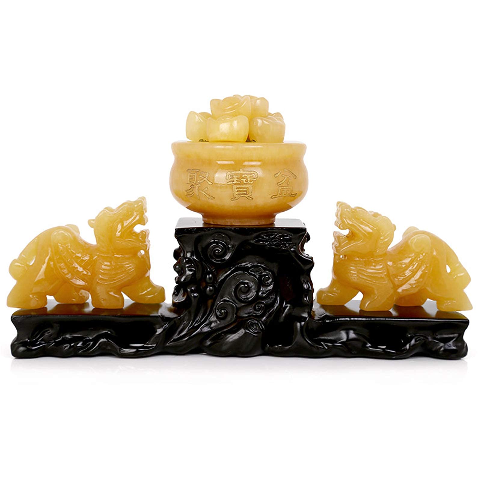 Statue Pi Xiu de collection Feng Shui aux finitions artisanales de haute qualité