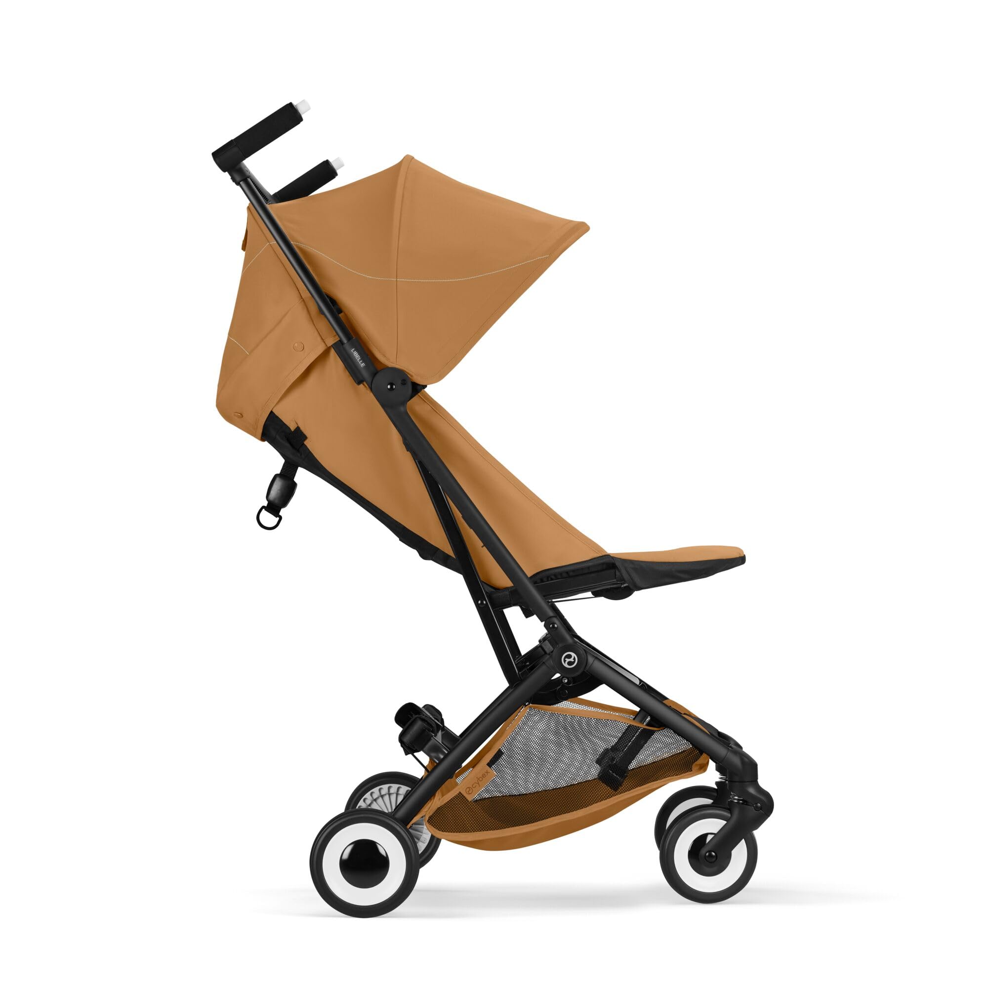 CYBEX Gold Wózek dziecięcy LIBELLE w rozmiarze pasującym do bagażu podręcznego, Od ok. 6 miesięcy do ok. 4 lat (maks. 22 kg), Ultralekki (tylko 6 kg), Jednoręczny system pasów, Cinnamon Yellow