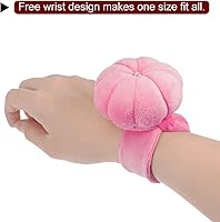 Vista 5 de HARFINGTON Alfiler de muñeca para agujas de coser, soporte de aguja con correa ajustable para todos los tamaños de muñeca para costura, acolchado