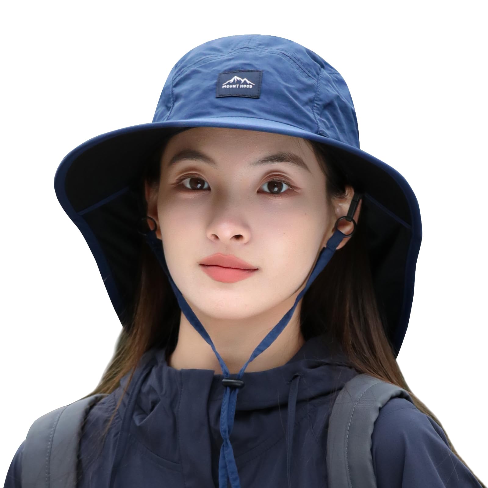 Gajaous Sombreros de sol para mujeres y hombres, plegable, de ala ancha, UPF 50+, para verano, senderismo, pesca, viajes, playa, con solapa para el cuello