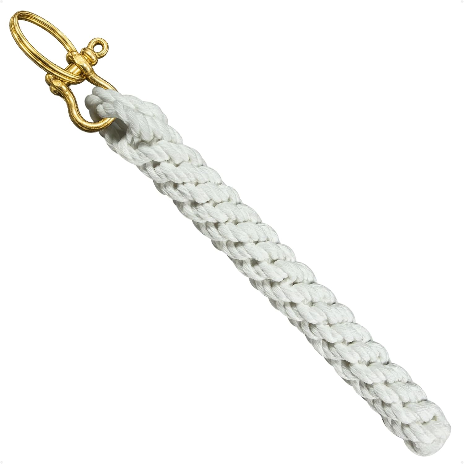 Five Oceans Rope Bell Pull for Hanging Nautical Ships Bell, Braided Rope Keychain - FO3038