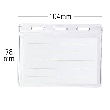 Amazon | ソニック 名札 名札用 表示面 2枚収納タイプ NF-678