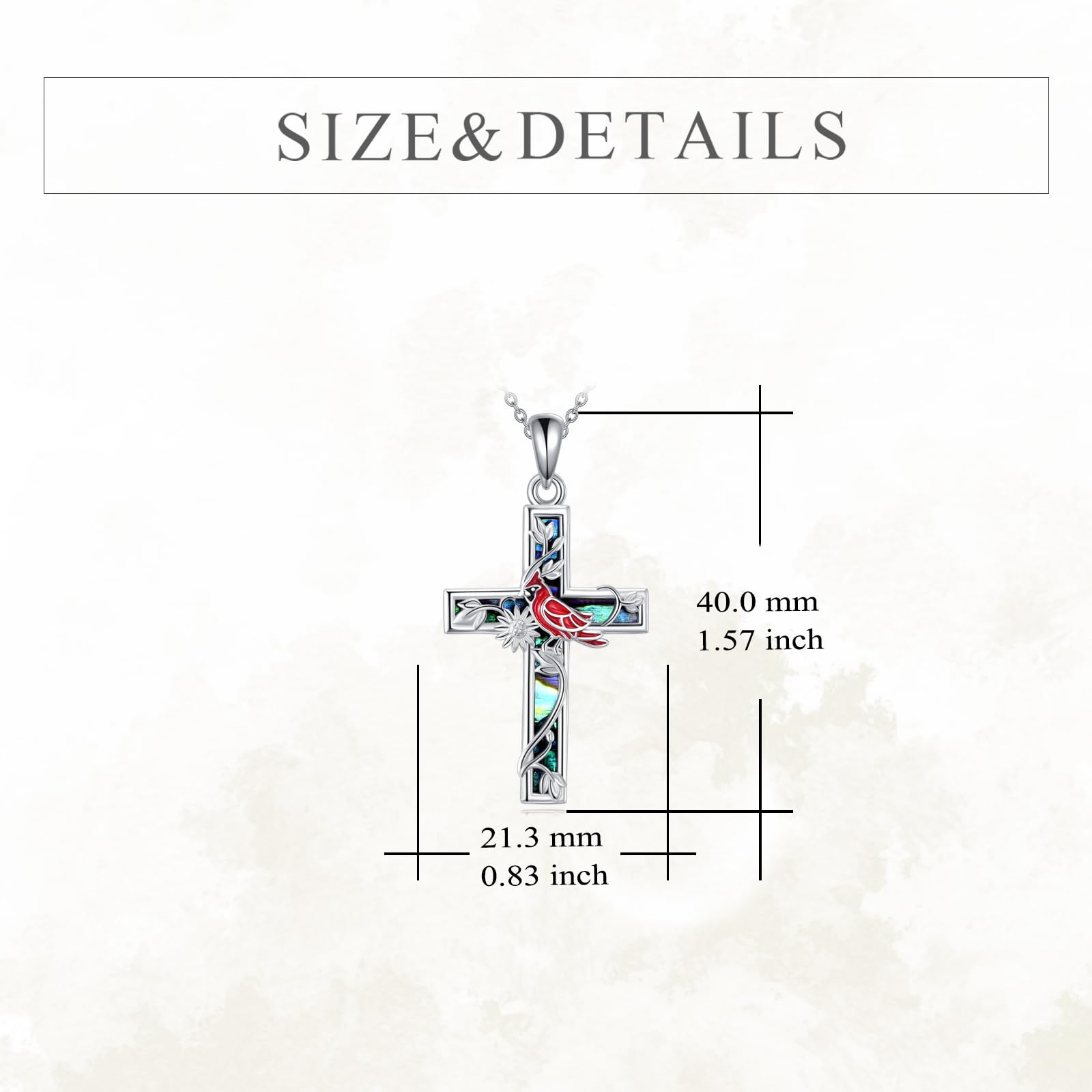 YFN Collana Croce in Argento Sterling Croce Ciondolo Gioielli Religioso Regali per Donna Uomo
