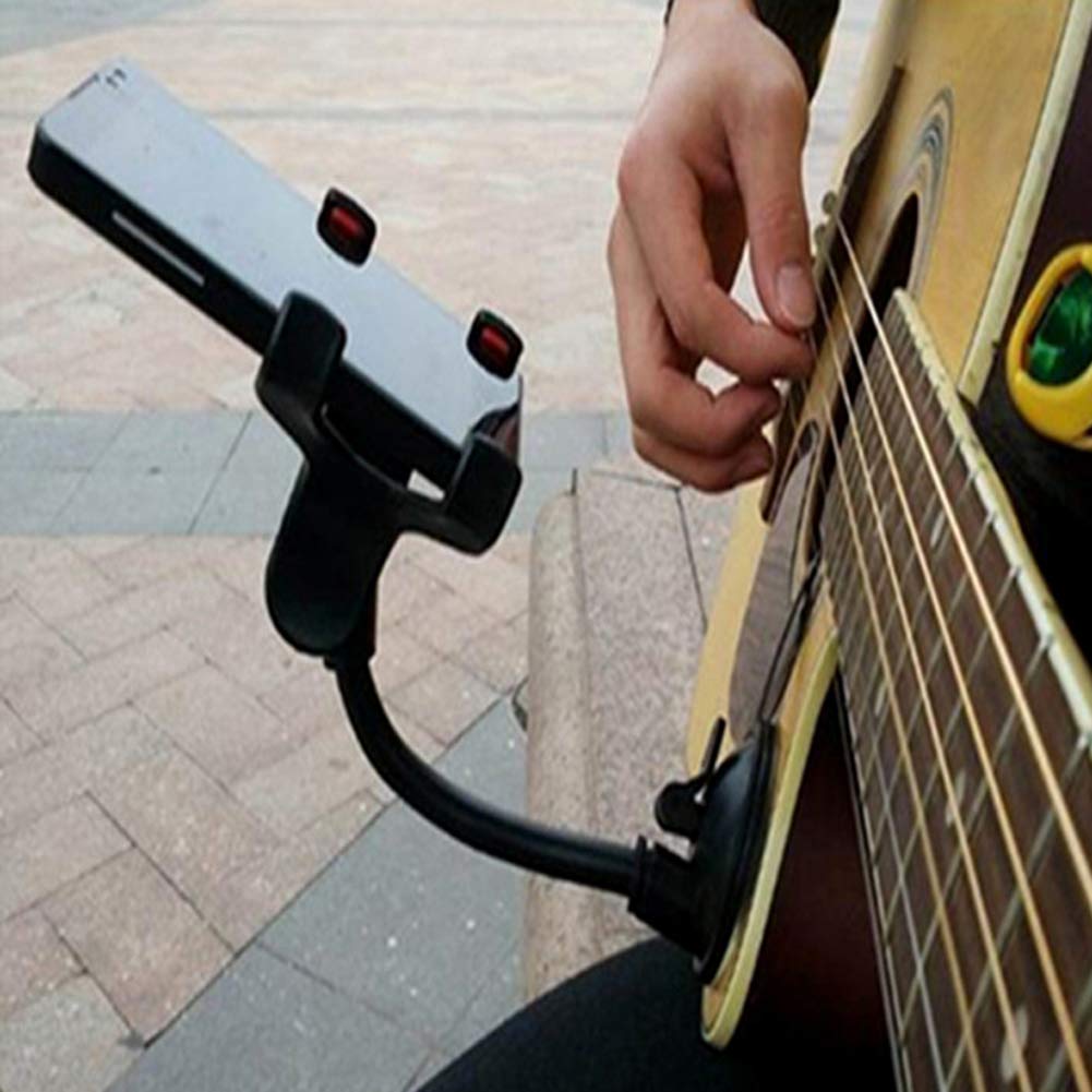 JIAYOUNG Phone Holder Stand for Guitar Street Singing lyrics Song Car Sucker Cups Support Holder Mus