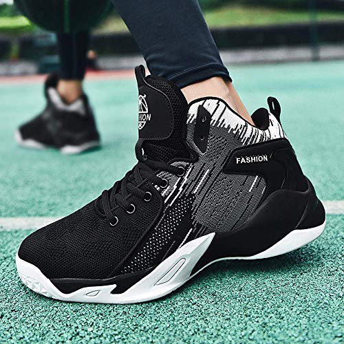 2021 Summer high top Breathable Casual Versatile Shock Absorption Sports Shoes Running Shoes Trend Men's Shoes Basketball Shoes2