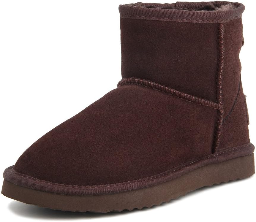 AUSLAND Women’s Mid Calf Boots Winter Snow Boots A5825