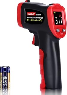 Wintact Infrared Thermometer Gun -58°F to 752°F Digital Non-Contact Laser Temperature Gun Measuring Surface and Ambient Temperature for Kitchen Cooking Food Fluid BBQ Frying Meat