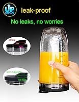 Vista 6 de Cuchilla de repuesto para licuadora macho de 7 aletas y vasos de 18 onzas compatibles con Ninja Auto iQ Blender [4 pulgadas macho 7 aletas solamente]