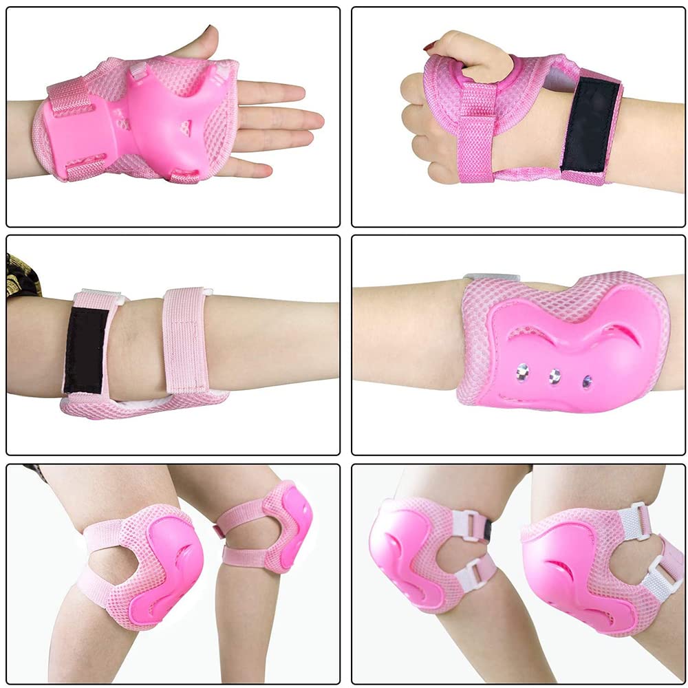Protectores Deporte Niños 3 en 1 Rodilleras Coderas Muñequera Protección Anticaídas Patinaje Ciclismo