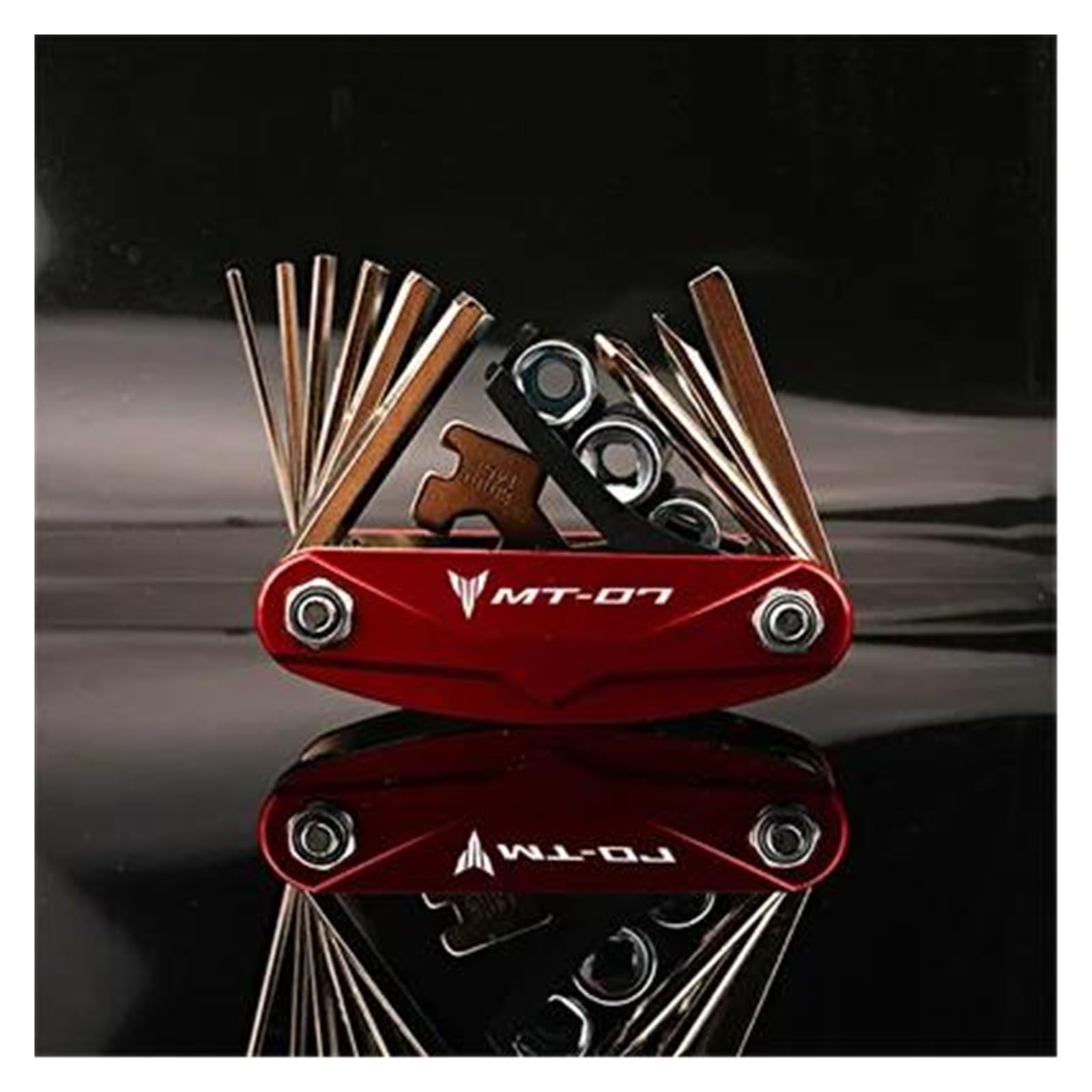 Screwdriver Wrench Tool Repair Screwdriver for Yamaha MT-07 FZ-07 MT 07 FZ07 FZ 07(Red)