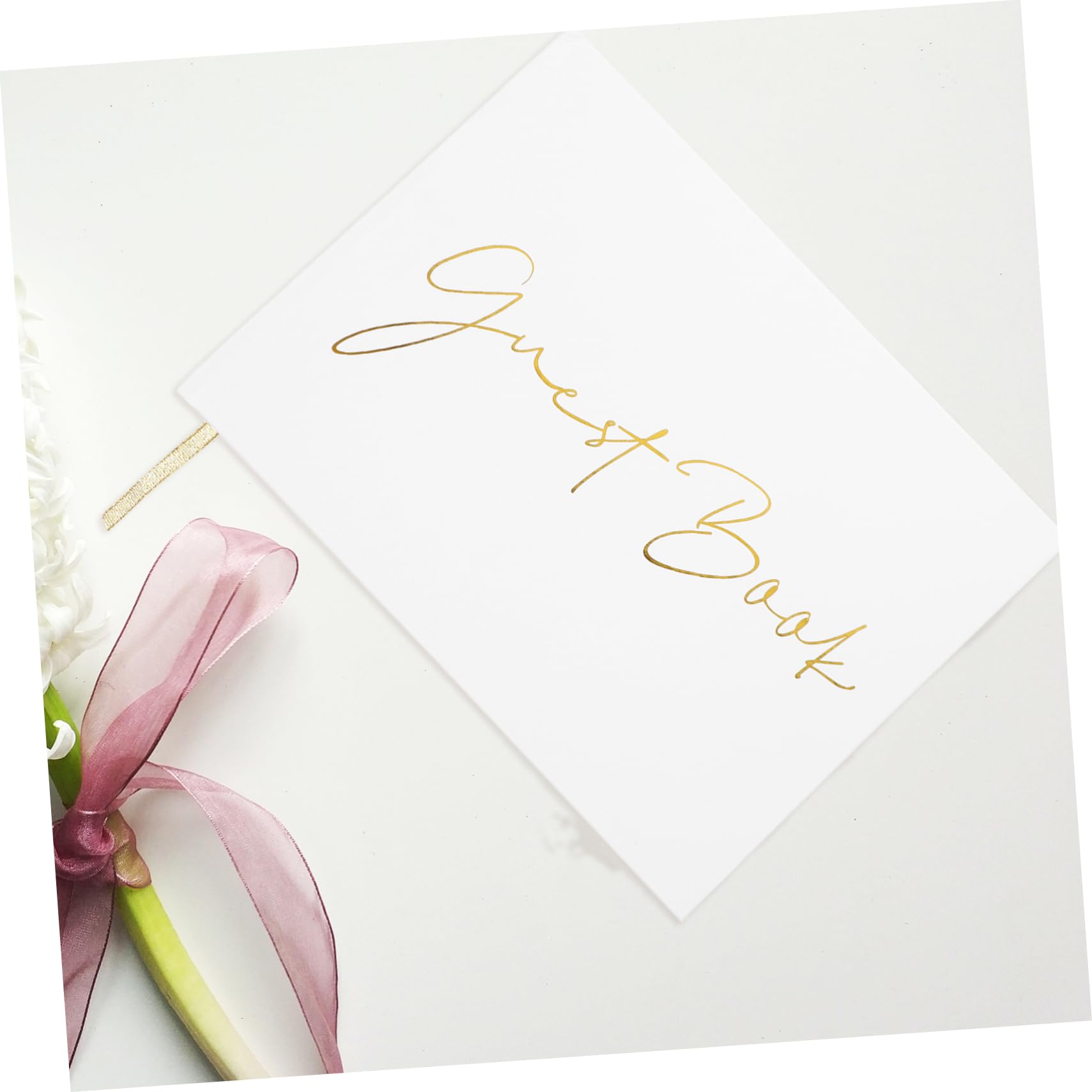 Libro degli Ospiti in Carta Spirale 120 Fogli Matrimonio Bianco | Firma e Messaggi degli Invitati, per Fidanzamento e Ricevimento, Conserva Ricordi e Dediche