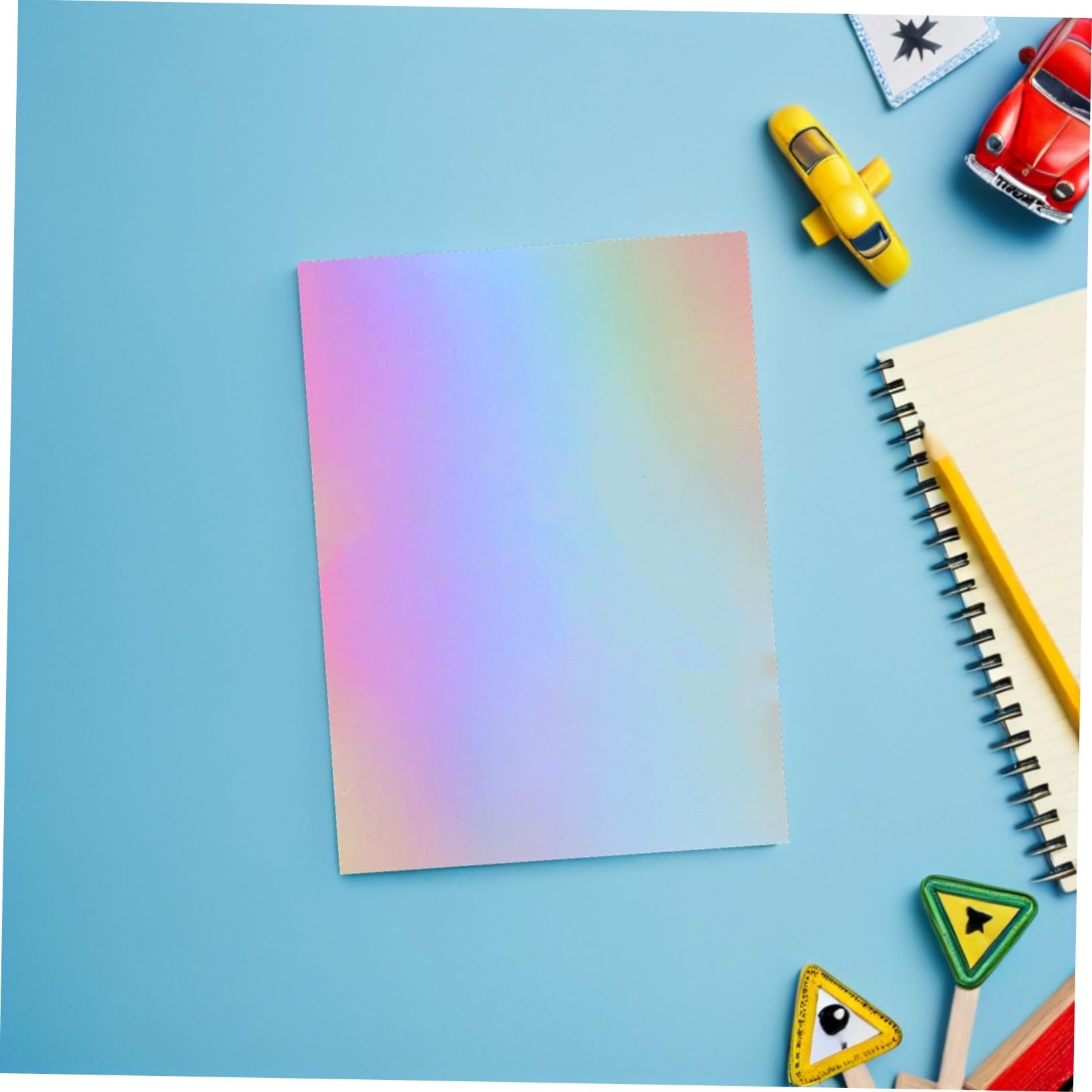 60 Szt. Metaliczny Holograficzny Karton Lustrzany Do DIY Rzemiosła Dla Chłopiec Dziewczynka Świąteczne Projekty Scrapbook