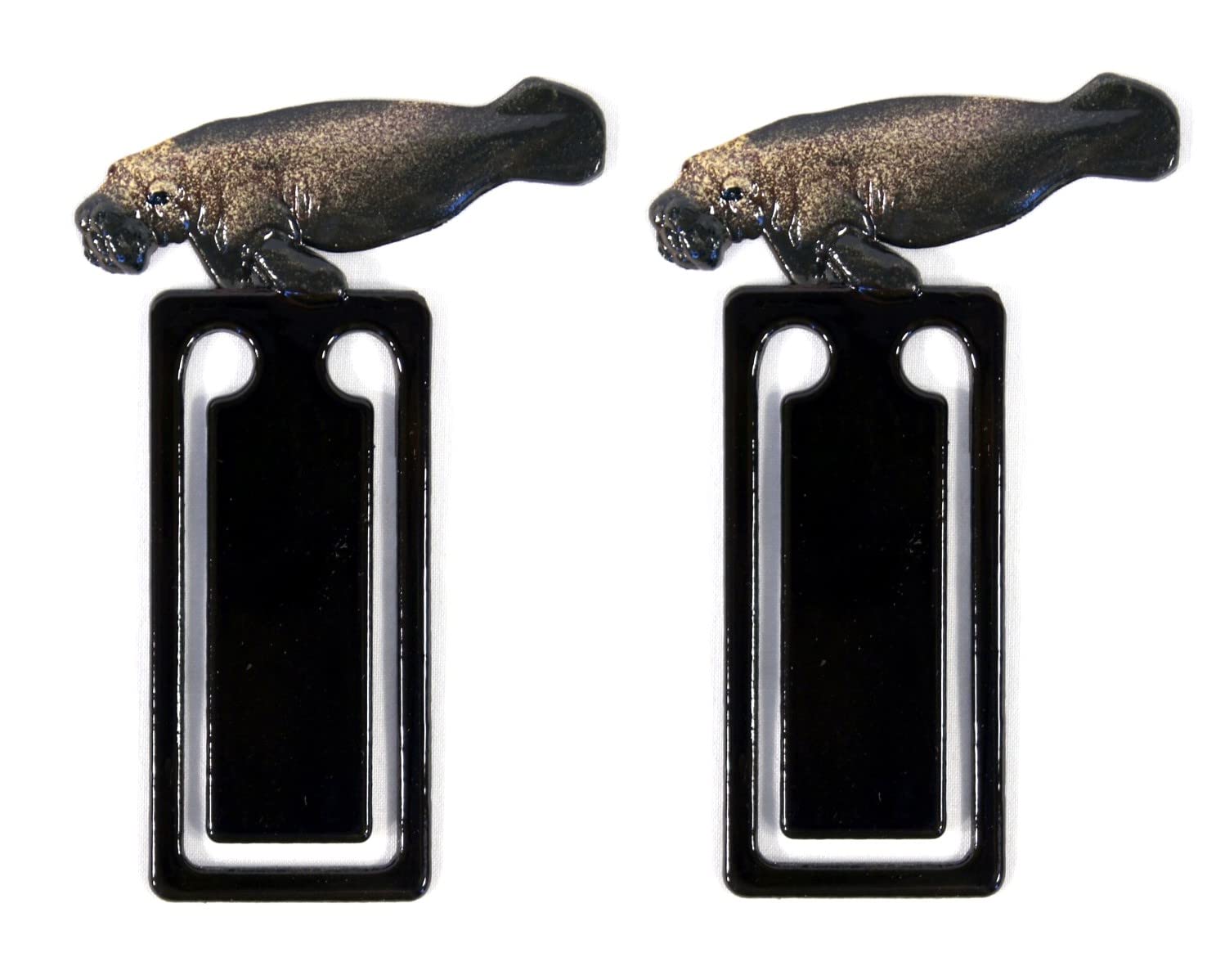 Hand Painted Manatee Sea Cow Bookmark (Set of 2)