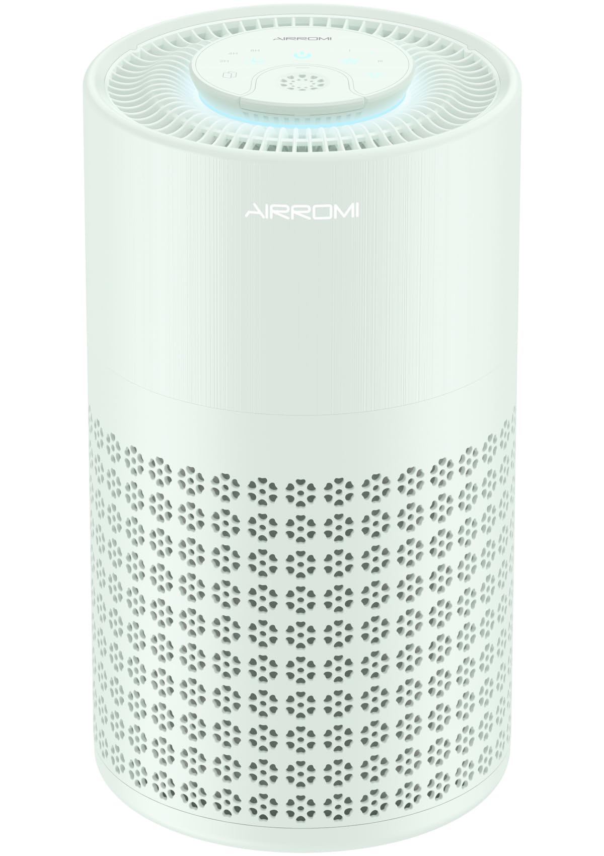 AIRROMI Air Purifier for Bedroom with HEPA 3-in-1 Filter, Pet Air Purifier for Home Cat Pee Smell, Covers Upto 990 Ft², Quiet 360°intake Air Cleaner for pet hair,allergies,Dust,Smoke A2001 Green