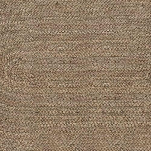 Tapis ovale en jute gris 152x245 cm pour salon moderne