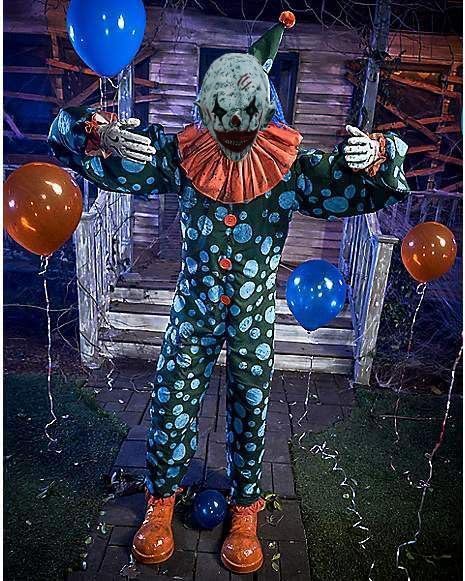 Miniatura 5 de Máscara de payaso aterrador, máscara de payaso espeluznante para Halloween, adulto, fiesta de disfraces y cosplay